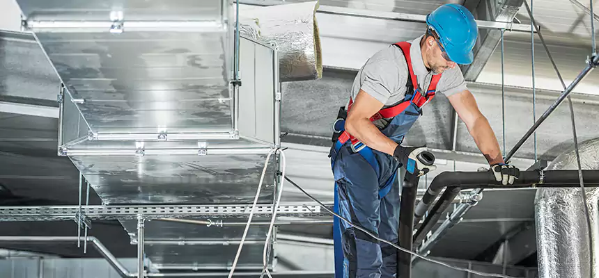 Precise Air Duct Vent Installation in Garland